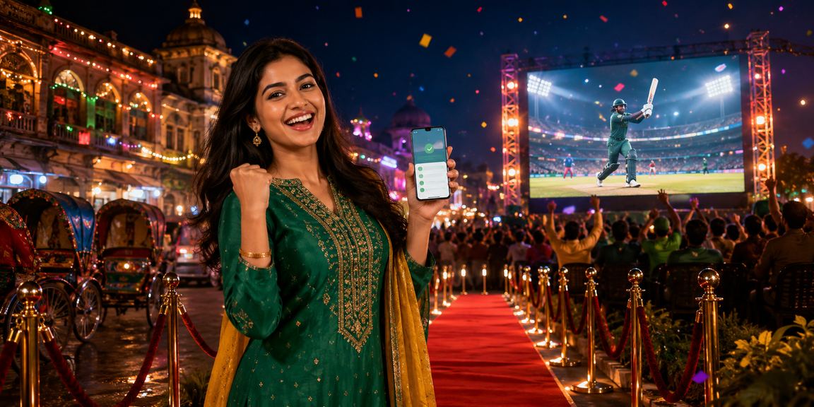 রাজশাহীতে ক্রিকেট বেটিংয়ে আনন্দিত বাংলাদেশি ব্যবহারকারীর মুহূর্ত